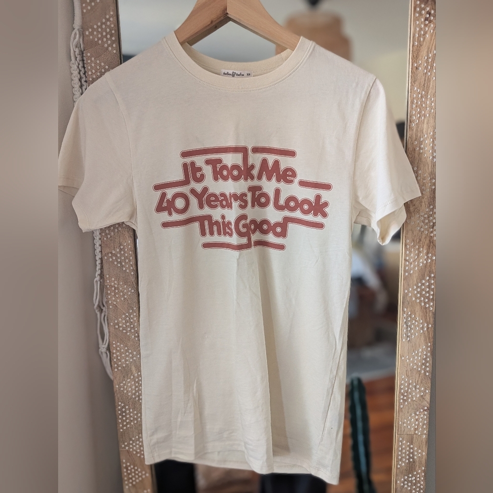 The Bee And The Fox Unisex Tee 40 Years
